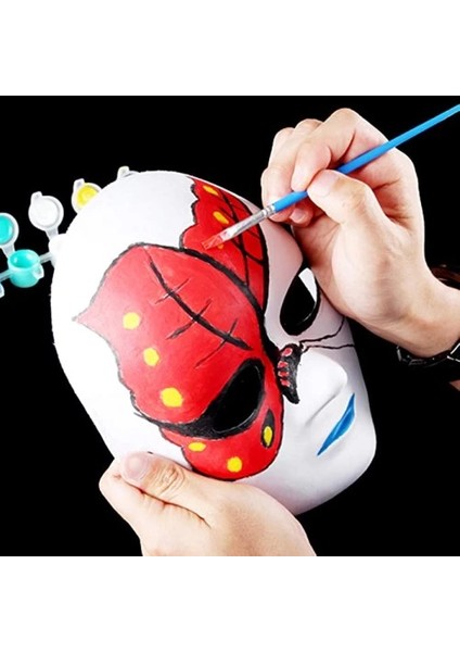 çınar ticaret beyaz renk boyanabilir anonim tam yüz cosplay maske 24x18 cm modelleri