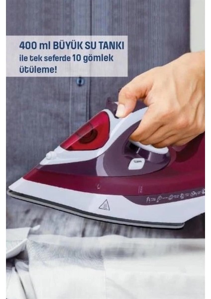 çınar ticaret modern tasarım 2200w dayanıklı buharlı seramik kaplama ütü fırsatları