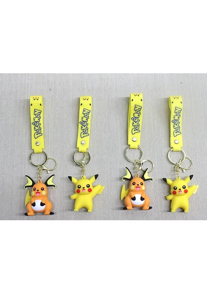 çınar ticaret pikachu raichu silikon anahtarlık