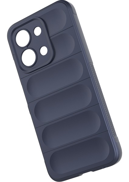 Xiaomi Redmi 15C Uyumlu Kılıf Etnik Optimum Mat Kamera Korumalı Silikon Lacivert modelleri