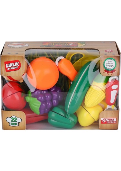 çınar ticaret urt007-kutu-2ab 22 pcs kesilebilien sebze meyveler