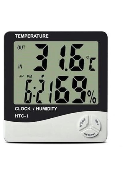 çınar ticaret bebek odası masaüstü dijital termometre nem ölçer higrometre saat