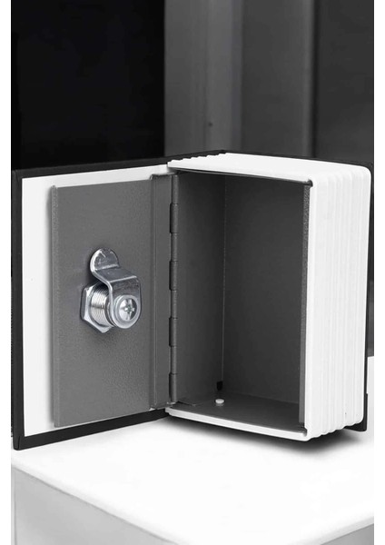 çınar ticaret gizli kasa kitap görünümlü anahtarlı çelik mini kasa