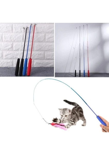 çınar ticaret teleskopik zilli ve tüylü kedi oyuncağı modelleri