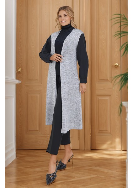 Sade Kadın Yelek Incecik Tesettür Yelek Büyük Beden Yelek