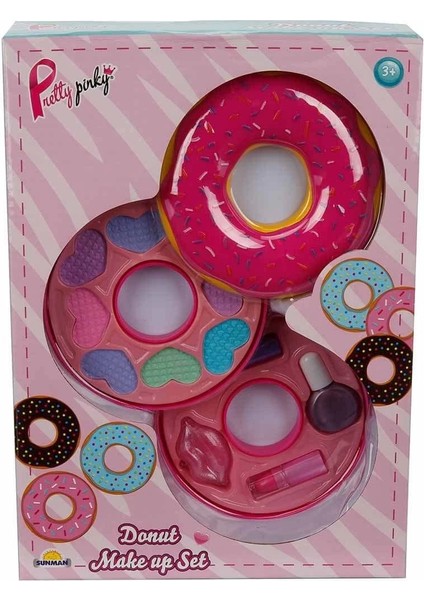 çınar ticaret donut şekilli 2 katlı makyaj güzellik seti fırsatları