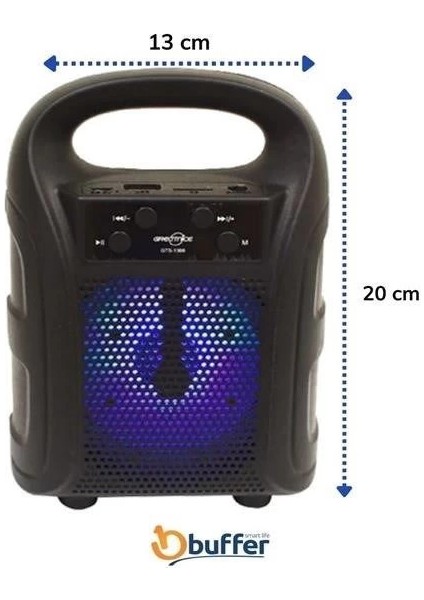 çınar ticaret tutmalı mini hoparlör ışıklı taşınabilir bluetooth wireless radyolu sd kart ve usb girişli hoparlör fırsatları