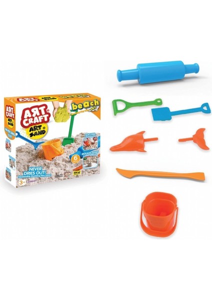 çınar ticaret 03647 artsand plaj oyun kum seti 500 gr