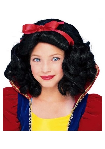 çınar ticaret pamuk prenses peruğu kırmızı fiyonklu