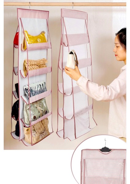 çınar ticaret 10 gözlü çanta askılığı dolap ıçi düzenleyici organizer askılı çantalık fiyatları