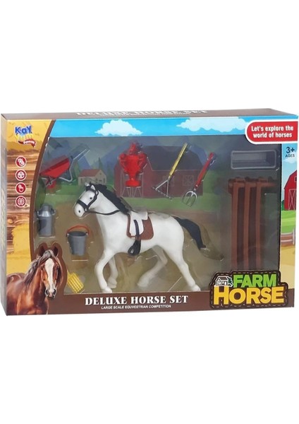 çınar ticaret 2410 at çiftliği seti - 1 adet stokta olan gönderilir modelleri