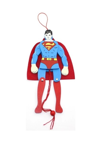 çınar ticaret ahşap sallanan süperman figürü