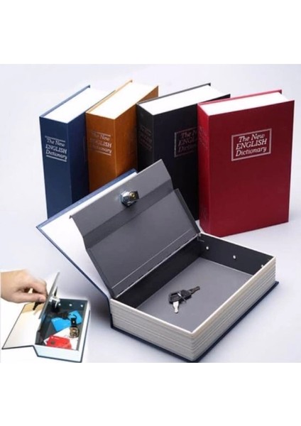 çınar ticaret kitap şeklinde gizli kasa kilitli kumbara büyük boy