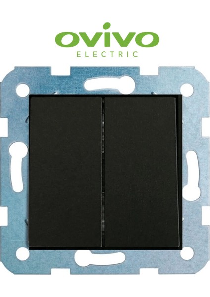 çınar ticaret metalik siyah komutatör anahtar çerçevesiz grano - priz ve anahtar ıçin uyumlu çerçeve