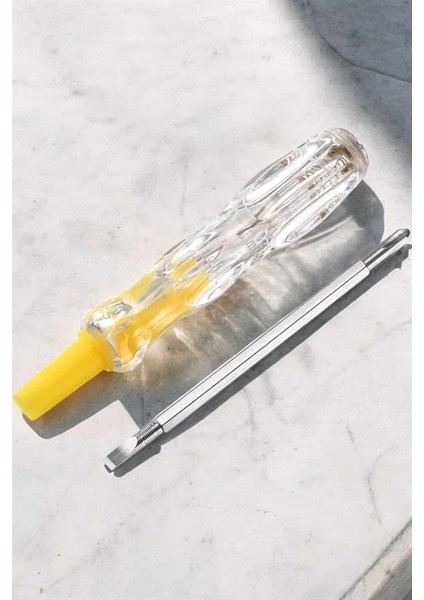 çınar ticaret çift taraflı elektrik kontrol kalemi şeffaf tornavida