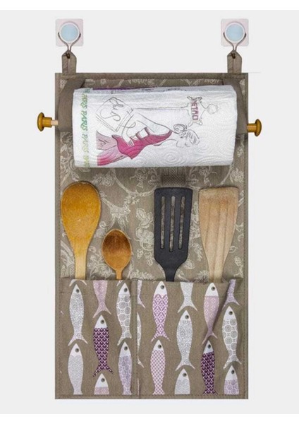 çınar ticaret çok amaçlı ahşap kulplu mutfak peçete askılığı ve kaşıklık fiyatları