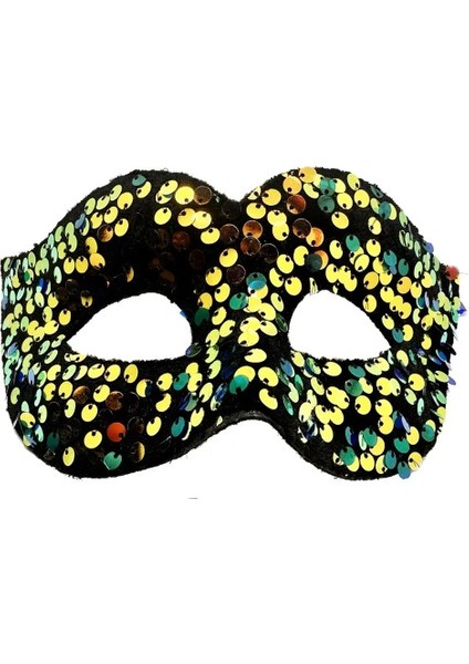 çınar ticaret altın renk pul payet ışlemeli balo maskesi fiyatları