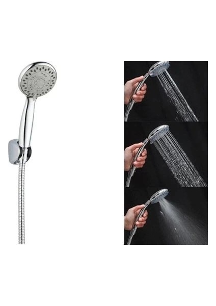 çınar ticaret terapi etkili 3 fonksiyonlu duş başlığı seti