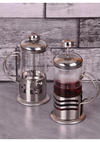 çınar ticaret çelik kulplu cam french press - 350 ml indirimleri
