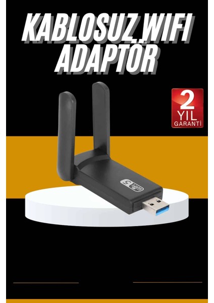 çınar ticaret mbps wifi alıcı kablosuz wifi adaptörü çift band çift antenli
