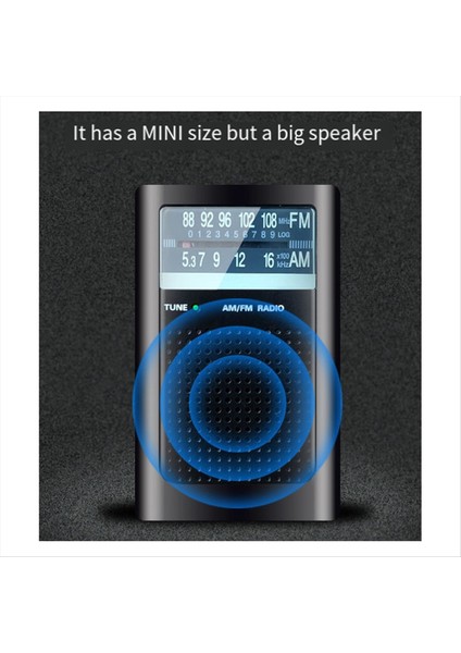 Taşınabilir Am/fm Radyo Acil Durum Radyosu Dahili Anten Hoparlörlü Yaşlı Cep Için Ideal Hediye (Yurt Dışından) modelleri