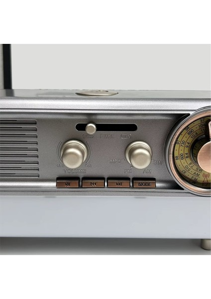 Vintage Taşınabilir Bluetooth Hoparlör Kablosuz Çok Bantlı Radyo Sd Oynatıcı Retro Masaüstü Ses Sistemi (Yurt Dışından) modelleri