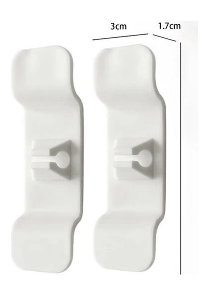 çınar ticaret 6'lı pratik kablo toparlayıcı yapışkanlı klips mutfak air fryer kettle kahve tost makinası fırsatları