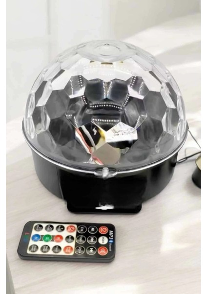 çınar ticaret bluetooth ve uzaktan kumandalı çok renkli masaüstü disko topu modelleri