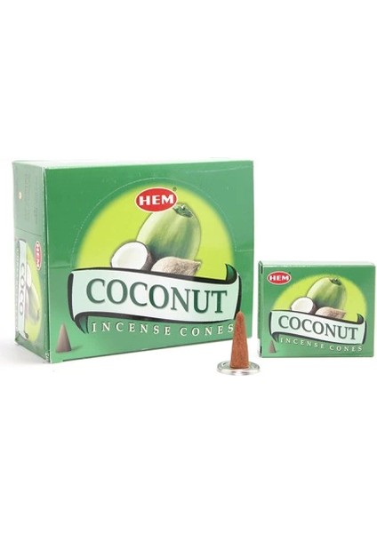 çınar ticaret coconut aromalı konik tütsü