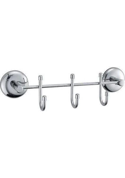 çınar ticaret 3 kancalı dekoratif askılık mutfak banyo duvar yüzeyi askısı