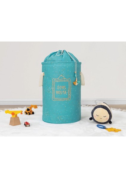 çınar ticaret baby kullanımı kolay desenli taşınabilir torbalı yuvarlak sepet(yeşil) 04270 fiyatları