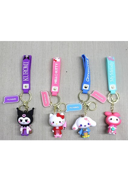 çınar ticaret silikon kuromi, hello kitty, my melody anahtarlık