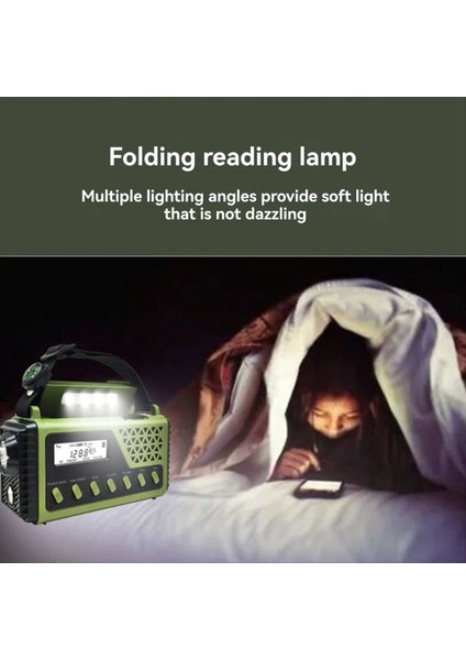 Güneş El Krank Radyo Taşınabilir Acil Durum Radyo Şarj Cihazı El Feneri Saat Ev Açık Havada Kamp Survival Için Sos Uyarısı (Yurt Dışından) indirimleri