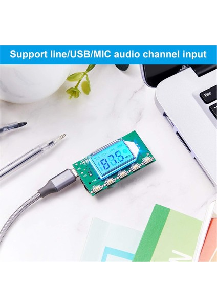 Dijital Fm Verici Modülü Stereo Kablosuz Mikrofon Kartı Frekans Modülasyonu LCD Ekran Hattı/usb/mikrofon Girişi (Yurt Dışından) indirimleri