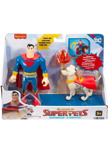çınar ticaret hgl01 ımaginext dc league of super pets - kahramanlar ve hayvanlar modelleri