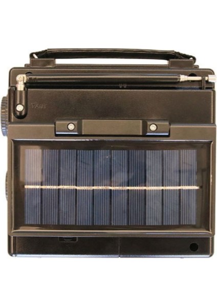 Güneş Enerjili Taşınabilir Acil Durum Radyo Müzik Çalar LED El Feneri Fm Am Sw Radyo Alıcısı Telefon Şarj Cihazı Çok Fonksiyonlu (Yurt Dışından) fırsatları