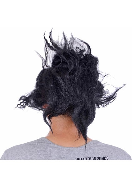 çınar ticaret lateks dişli korku maskesi saçlı yarım surat modelleri