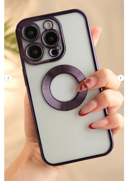 Iphone Uyumlu 14 Pro Max Kamera Korumalı Kılıf Setro Magsafe Şarj Özellikli