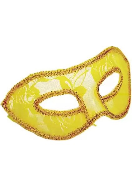 çınar ticaret sarı dantel tül parti maskesi fiyatları