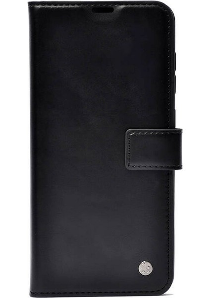 Xiaomi Redmi 15C Uyumlu Kılıf Delüx Cüzdan Kartvizitli Standlı Kopçalı Siyah