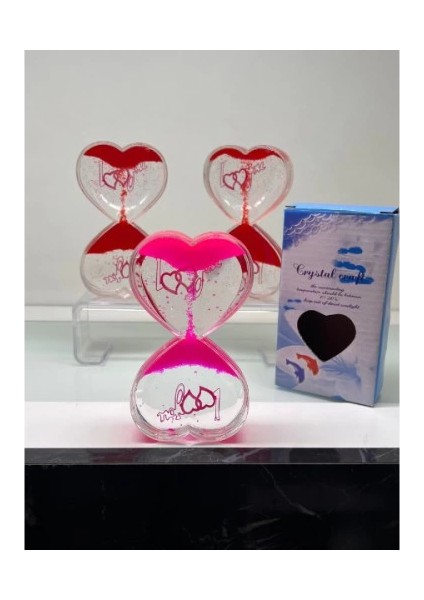 çınar ticaret kalp şeklinde jel kum saati modelleri