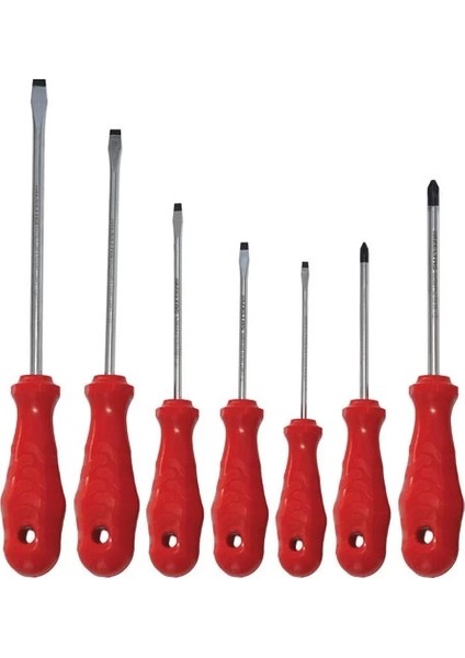 çınar ticaret mıknatıslı düz ve yıldız tornavida seti 7 adet modelleri