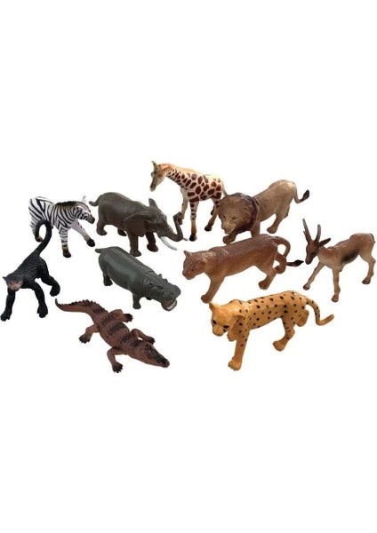 çınar ticaret sh-d58011 vardem kutulu 10 parça vahşı hayvan seti modelleri