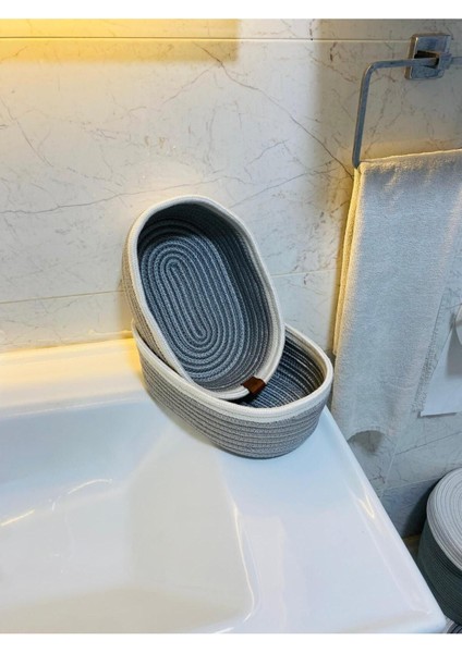 Jüt,hasır,2 Li,organizer Sepet,bohem Tarzı Banyo Takımı,iskandinav Sepet fiyatları