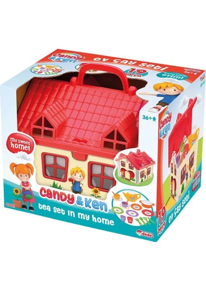 çınar ticaret 03021 candy & ken ev çay set ,dede