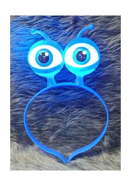 çınar ticaret led ışıklı & pilli uzaylı göz parti tacı mavi renk fiyatları