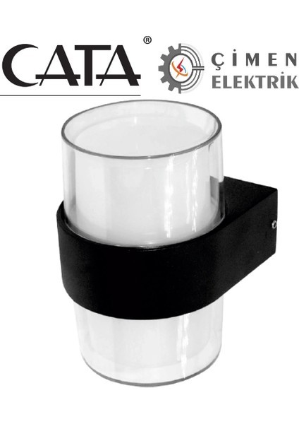 çınar ticaret cata ct 7048 ledli 12w duvar apliği 3200k gün ışığı