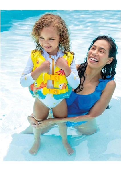 çınar ticaret ıntex balık desenli baskılı yelek 41x30 cm (3-5 yaş) fiyatları