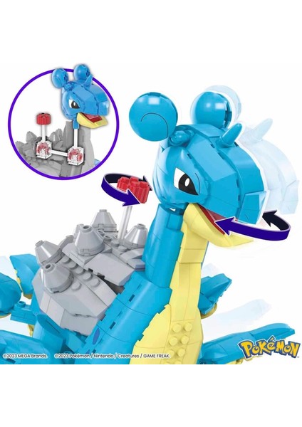 çınar ticaret hkt26 mega pokémon™ lapras 527 parça +8 yaş modelleri