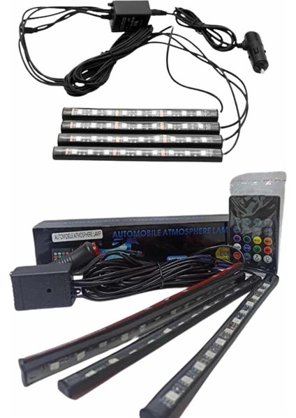 çınar ticaret 12'li şerit led ışık rgb sese ve müziğe duyarlı araç ıçi ayak altı fırsatları